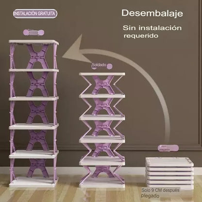 ORGANIZADOR DE ZAPATOS PLEGABLE