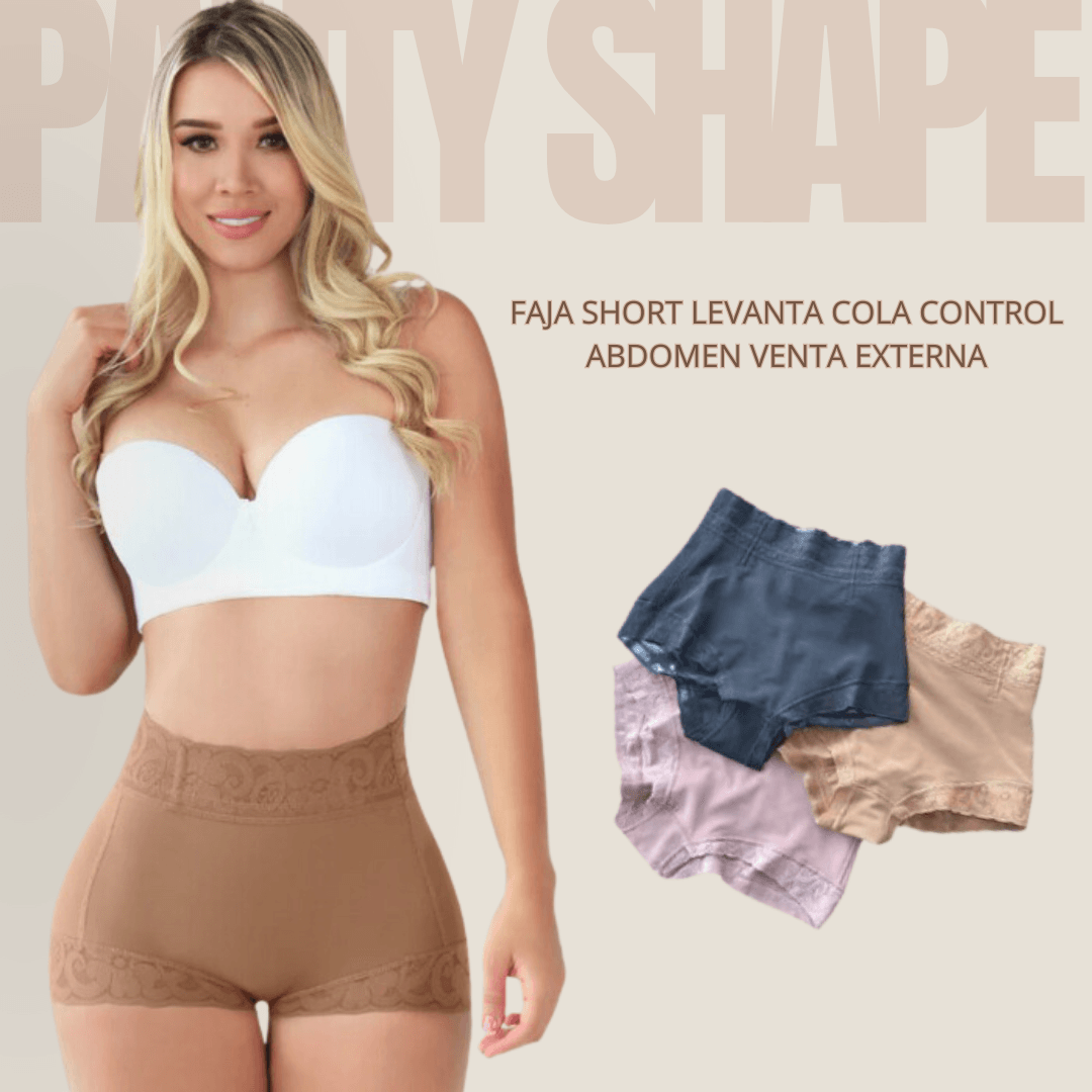 Faja Short Levanta Cola Control Abdomen Venta Externa | PANTY SHAPER® - Contra pago